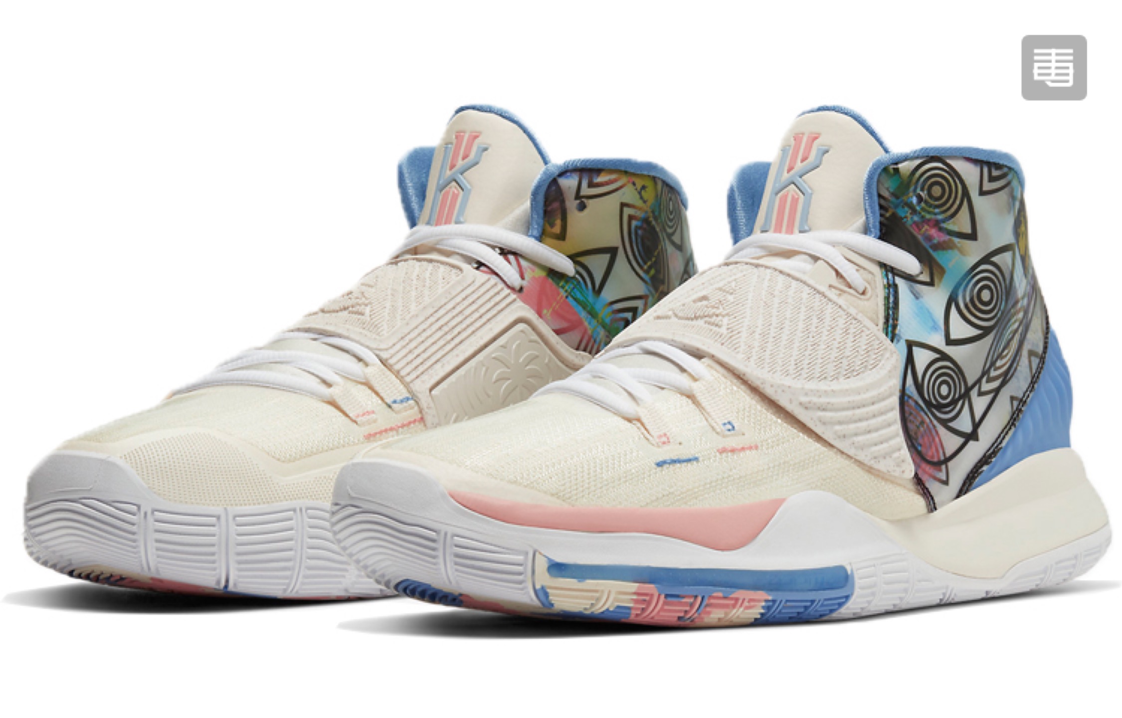 Nike Kyrie 6 Los Angeles Pink White Shoes